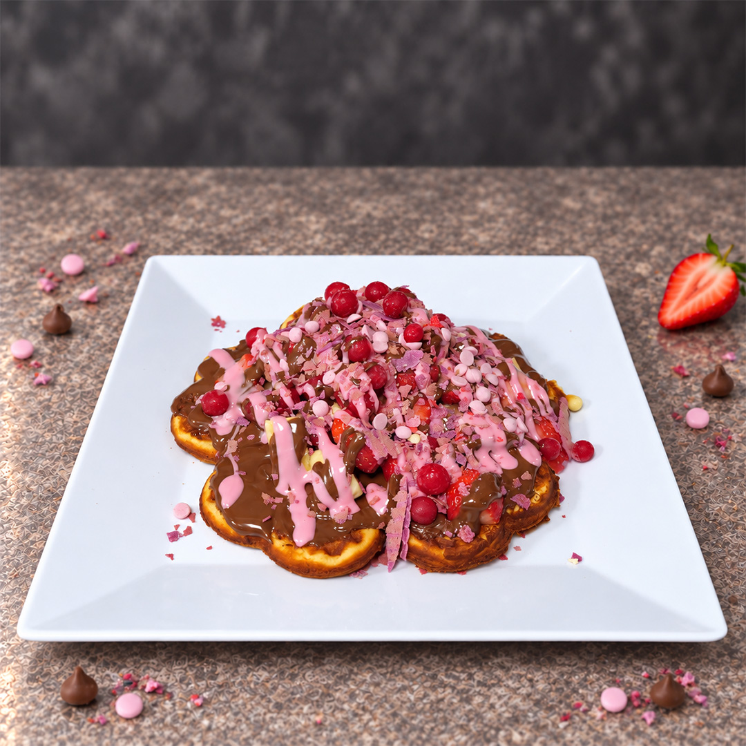 Ruby Love Porsiyon Waffle