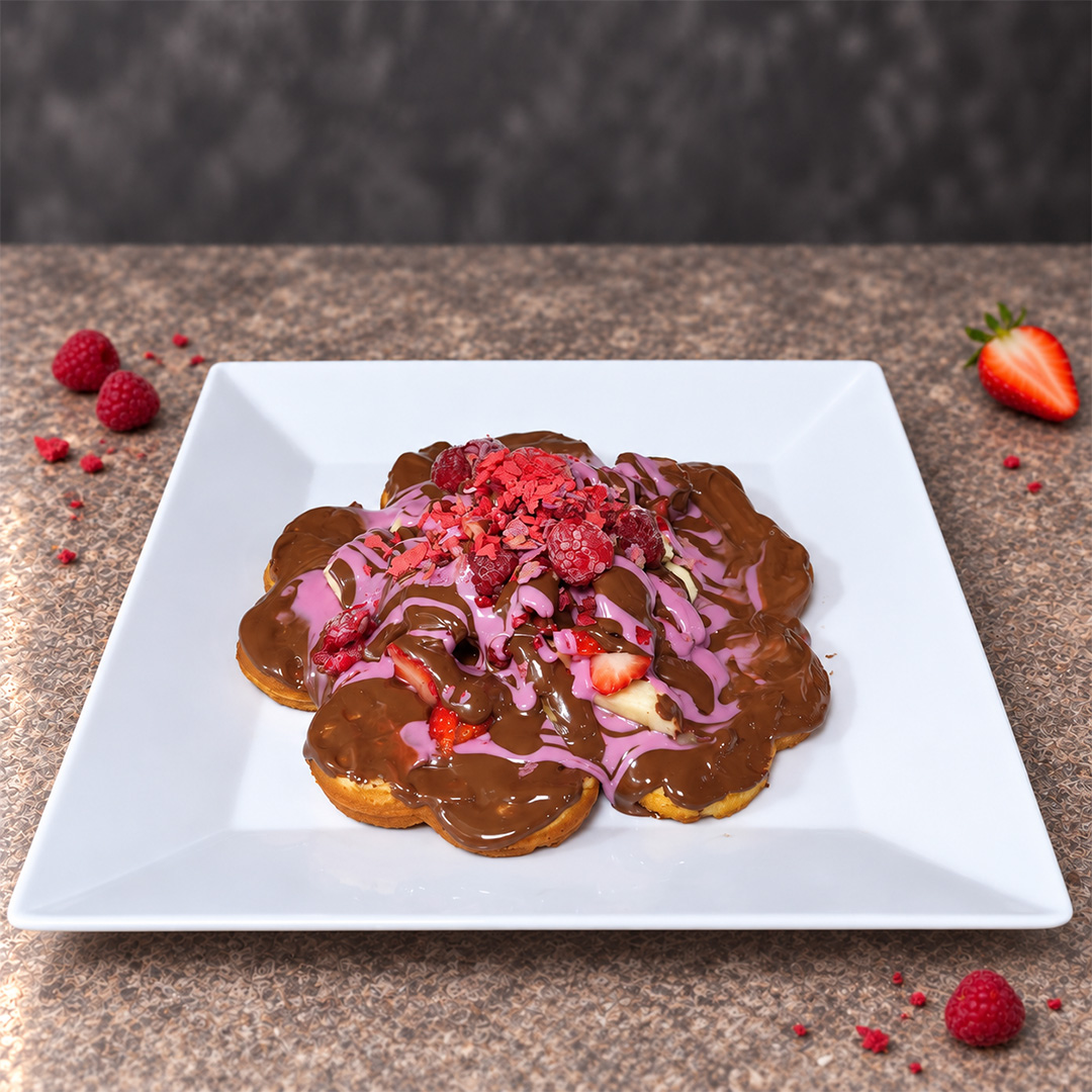 Frambuaz Fantasy Porsiyon Waffle