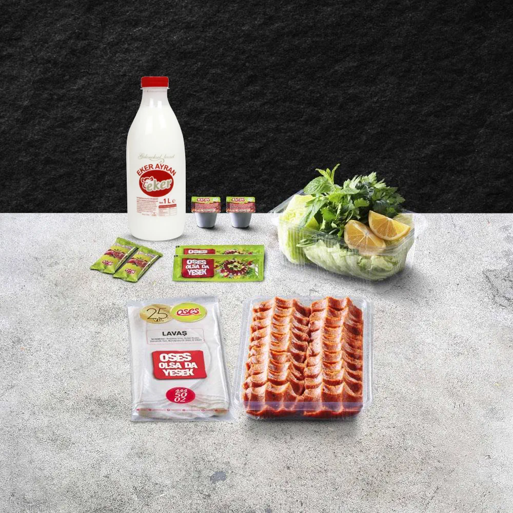 MEDIUM PACKAGE (500 Grams) + AYRAN (1 Liter)