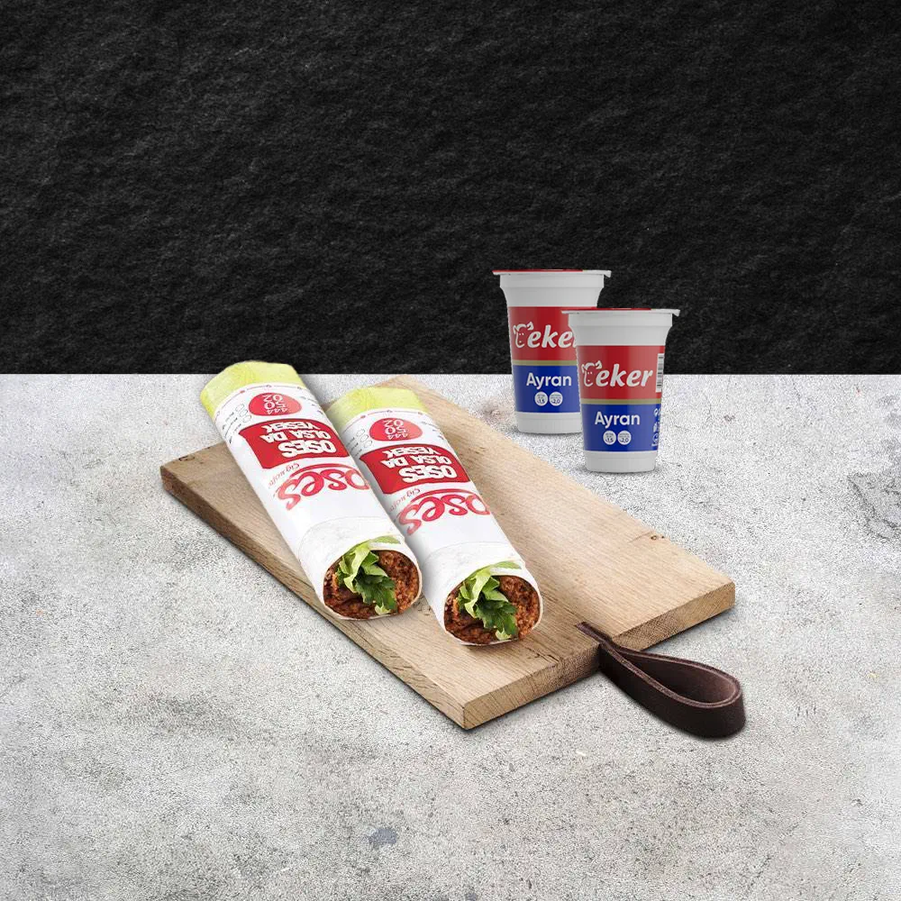 2-Piece Standard Wrap (Drink Menu)