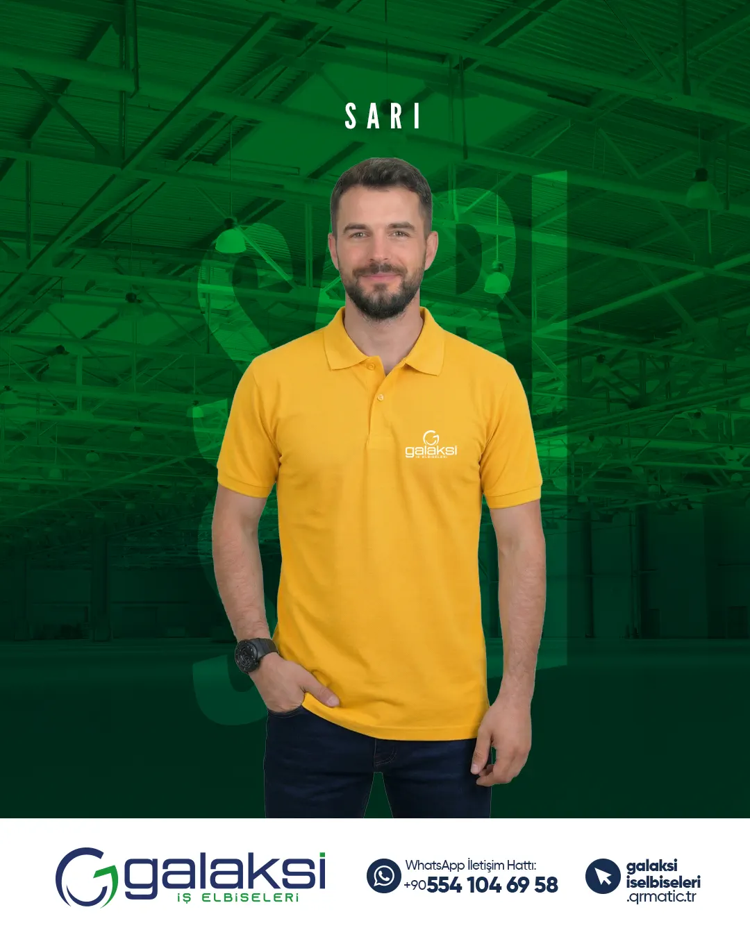 Lacos Tişört Sarı (10 Adet)