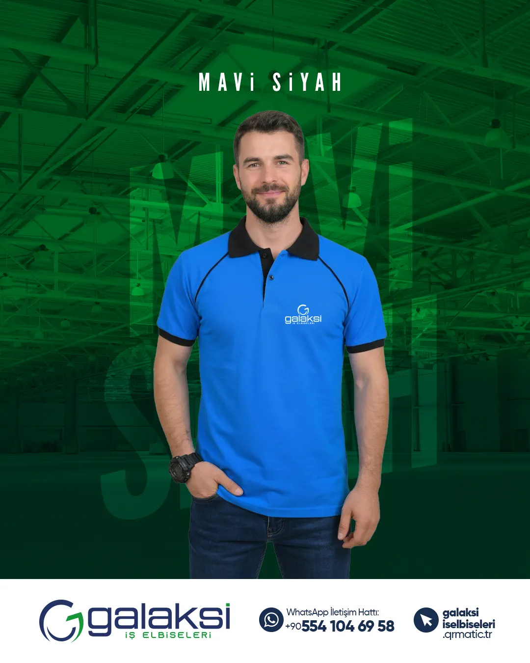 Lacos Tişört Turkuaz Siyah (10 Adet)